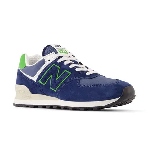 New Balance 574 marineblauw / groen U574QBL