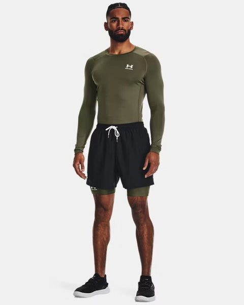HeatGear Armour Compression-shirt met lange mouwen