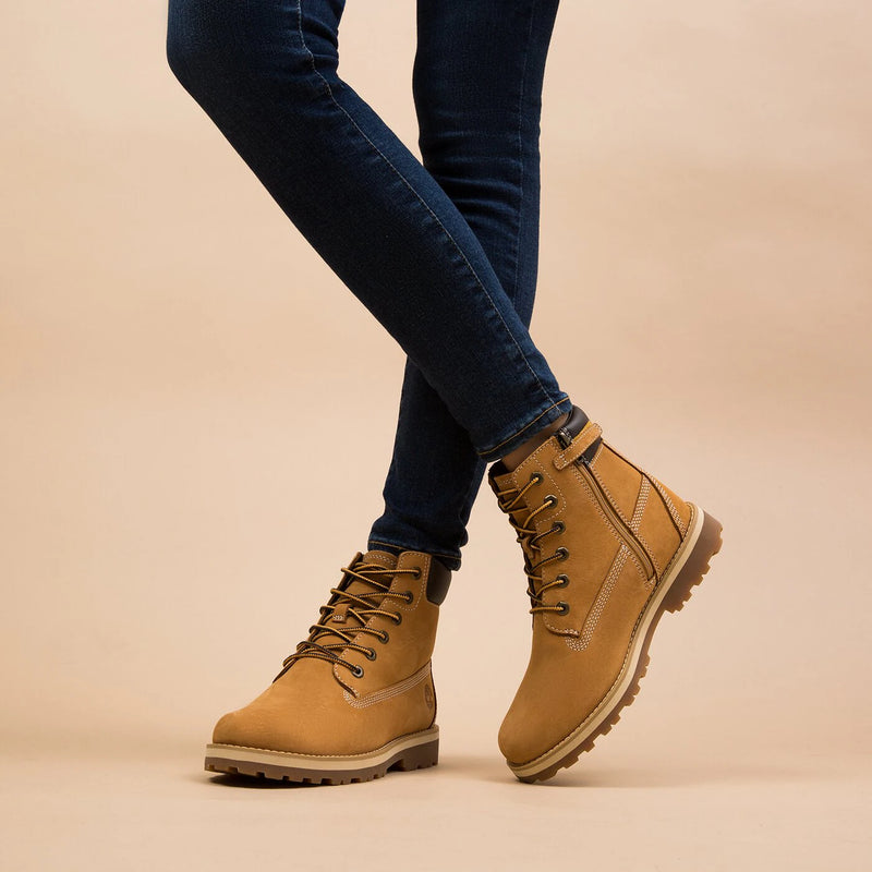 Premium nubuck leer