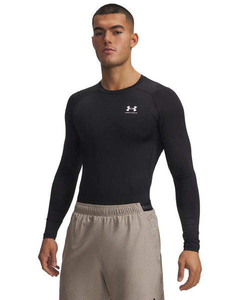 UA HG ARMOUR COMP LS Schwarz