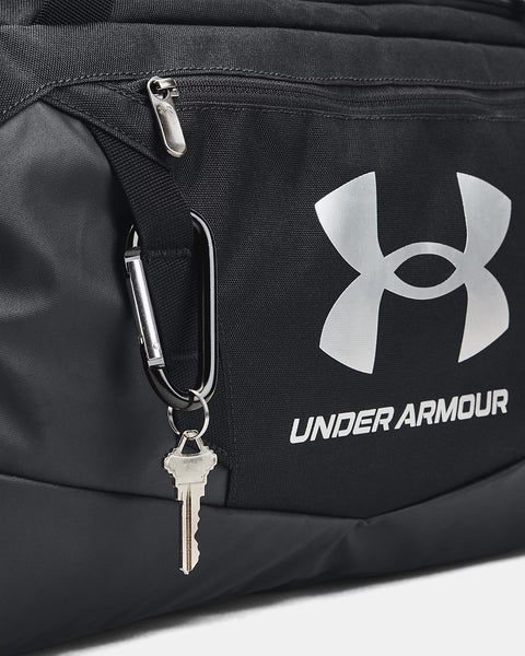 UA Undeniable 5.0 Duffle S Zwart | Metallic Silver