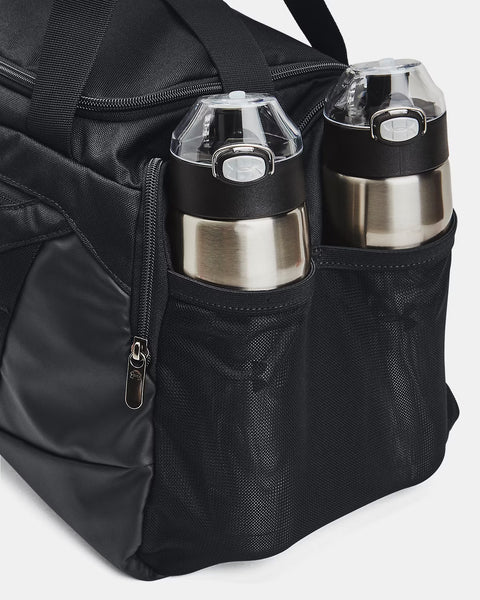 UA Undeniable 5.0 Duffle S Zwart | Metallic Silver
