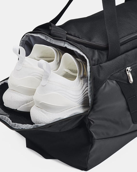 UA Undeniable 5.0 Duffle S Zwart | Metallic Silver