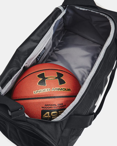 UA Undeniable 5.0 Duffle S Zwart | Metallic Silver