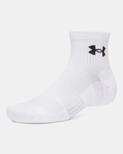 UA Performance Cotton 3P Crw Wit | Steel