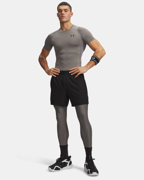 UA HG Armour Leggings Carbon Heather | Black