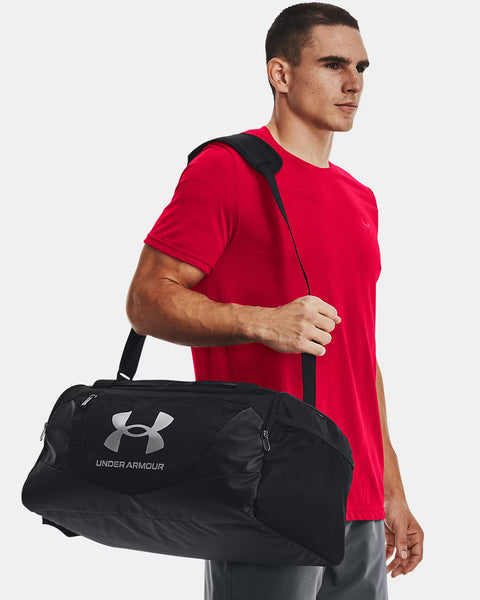 UA Undeniable 5.0 Duffle S Zwart | Metallic Silver