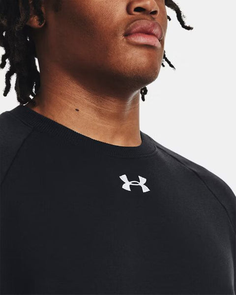 UA Rival Fleece-crew zwart