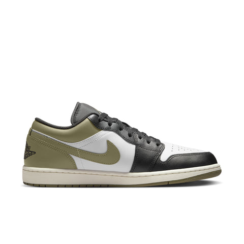 Air Jordan 1 Low Black Toe | Medium Olive