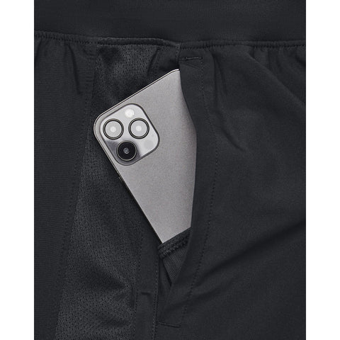Launch 7 2-in-1 Shorts Black | Reflective