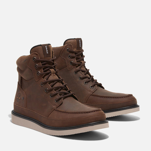Newmarket Mid Lace Up Boot Dark Brown | Full Grain