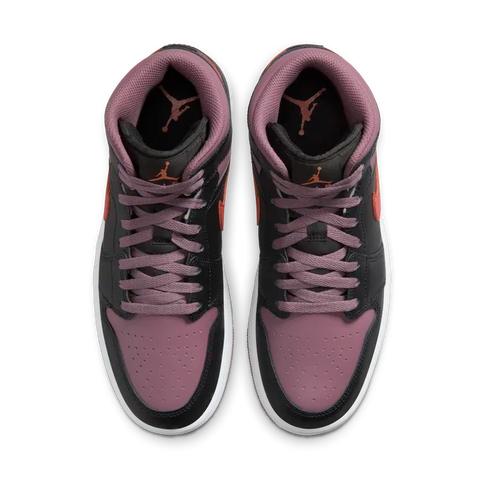 Air Jordan 1 Mid SE Zwart | Sky J Mauve