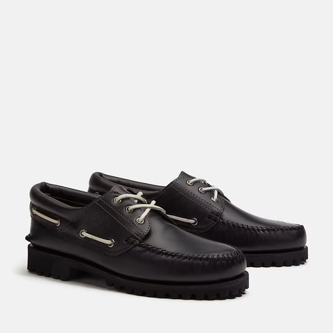 Auth Boat Shoe Black