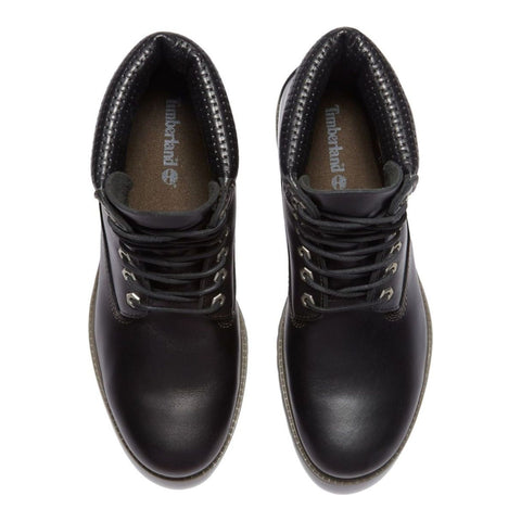 Premium 6 Inch Lace Up Waterproof Boot Black