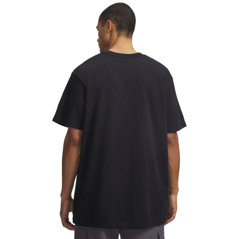 UA M Logo Emb Heavyweight SS Zwart