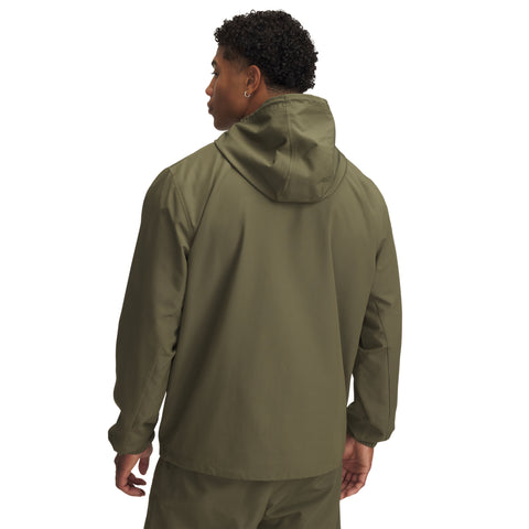 Rival Wvn Windbreaker Marine OD Green | Black