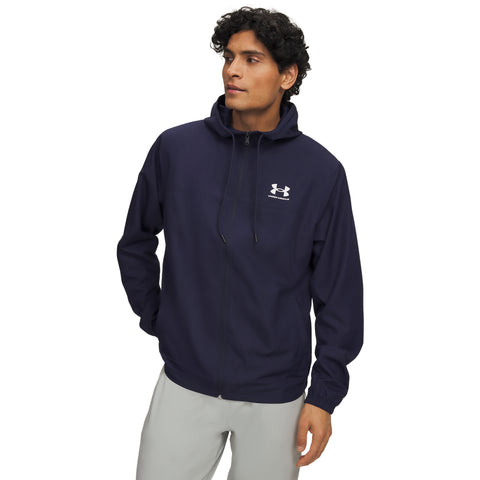 Rival Woven Windbreaker Midnight Navy