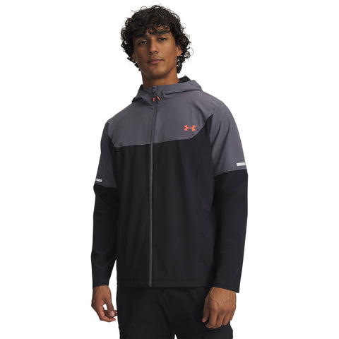 Tech Utility Woven Jacket Black Gray