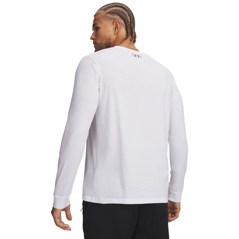 Sportstyle Left Chest LS White | Black