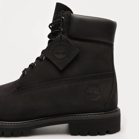 Premium 6 In Lace Waterproof Boot Black