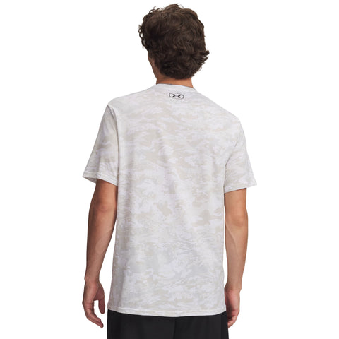 UA ABC Camo SS White | Mod Gray