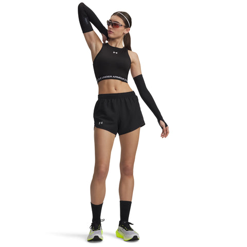 UA Fly By Short Black | Reflective
