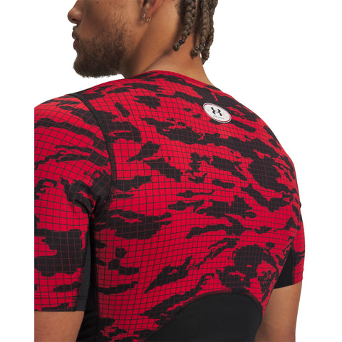 UA HG Printed SS Black | Red