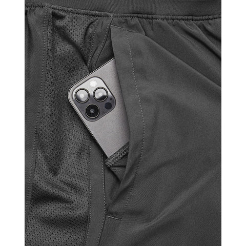 UA Launch 5 2-in-1 Shorts Castlerock