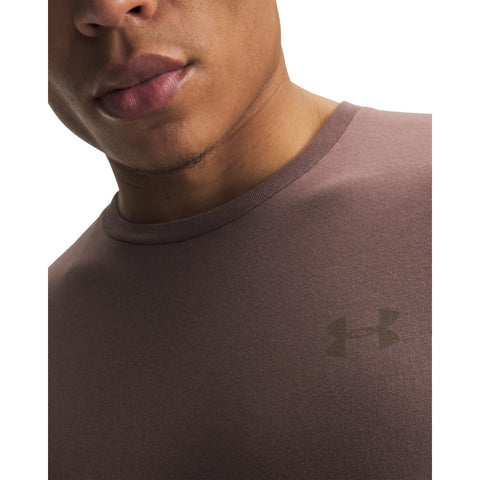 UA M L Chest Lockup SS MFO Sierra Taupe | Brown Clay