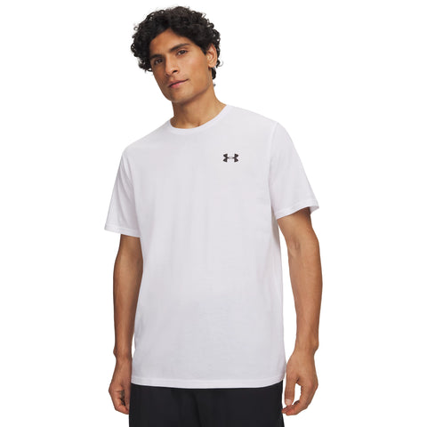 UA M L CHEST LOCKUP SS MFO White