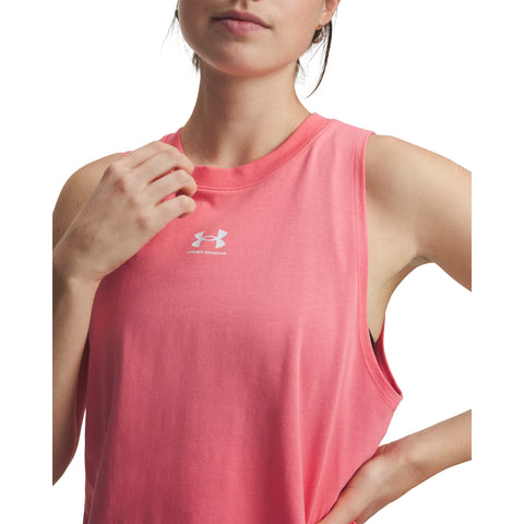 UA Rival Muscle Tank  Bittersweet Pink